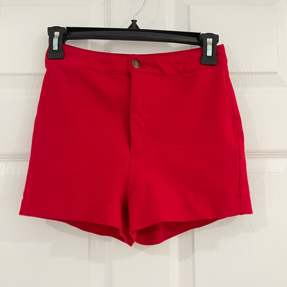 SOLD! Women red shorts, Medium
